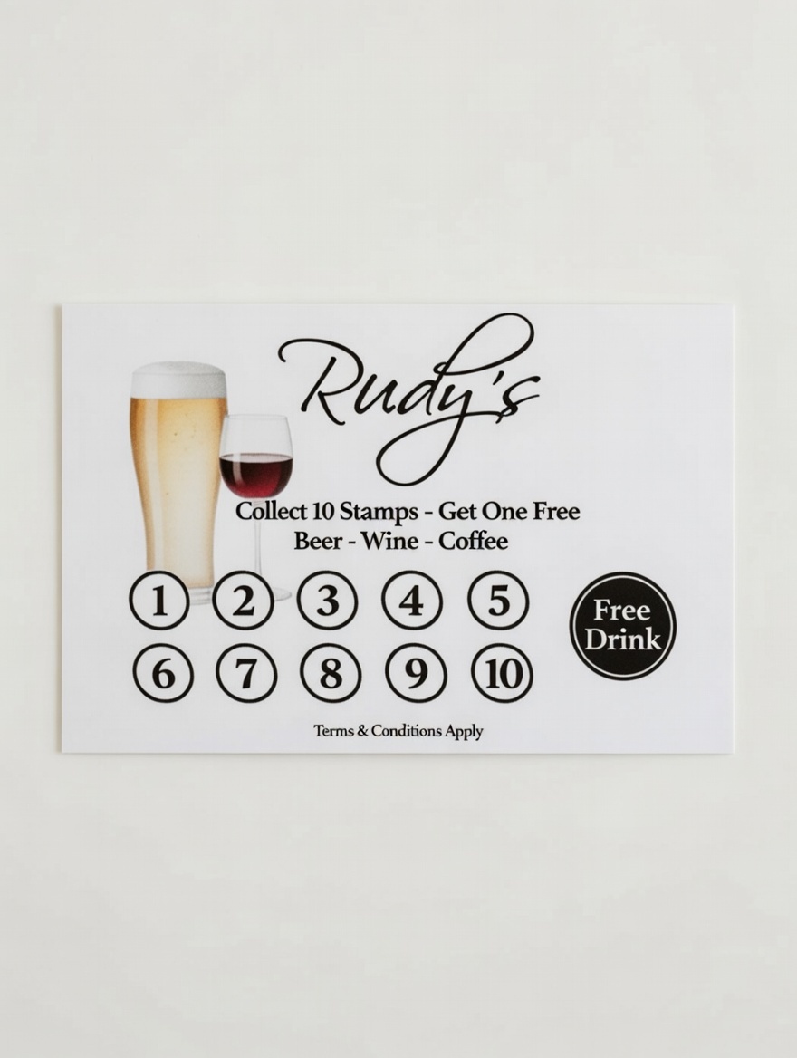 Loyalty Cards - Custom made Loyalty Cards